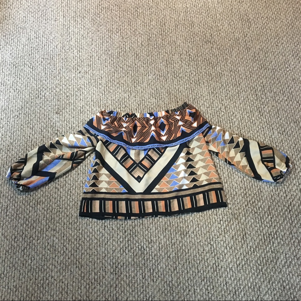 Off the shoulder shirt